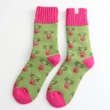 Miss Sparrow TSW037 Winter Reindeer Socks (2 Colours)