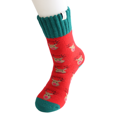 Miss Sparrow TSW037 Winter Reindeer Socks (2 Colours)
