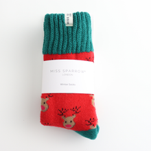 Miss Sparrow TSW037 Winter Reindeer Socks (2 Colours)