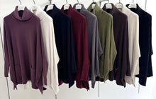 D.E.C.K By Decollage VC333 Roll Neck Button Back Jumper (3 Colours)