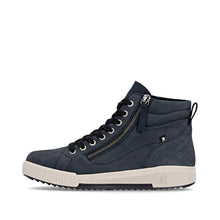 Rieker W0164-14 Corado Navy Zip-Up Trainer Ankle Boots
