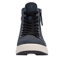 Rieker W0164-14 Corado Navy Zip-Up Trainer Ankle Boots