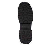 Rieker W1870-02 Minato Black Leather Lace-Up Ankle Boots