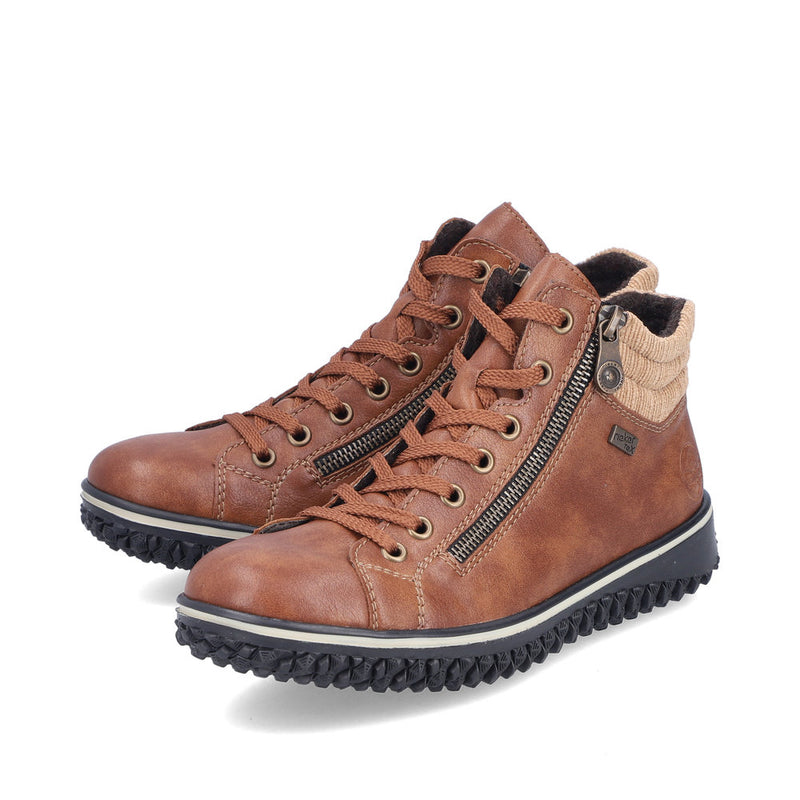 Rieker Z4263-24 Corrales Tan Lace-Up Tex Trainer Boots – Missy