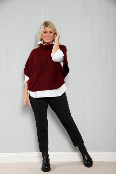 Goose Island 1165 Cowl Neck Poncho (9 Colours)