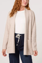 Plain Pocket Detail Longline Edge To Edge Cardigan (3 Colours)