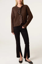 Spotted Bow Detail Knitted Cardigan (2 Colours)