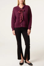 Spotted Bow Detail Knitted Cardigan (2 Colours)