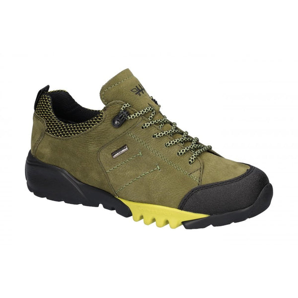 Waldlaufer 787952 404 219 H-Amiata Olive Green Leather Tex Hiking Shoes