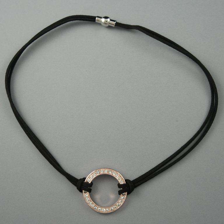 Zigi Danube – fashion necklace rose gold