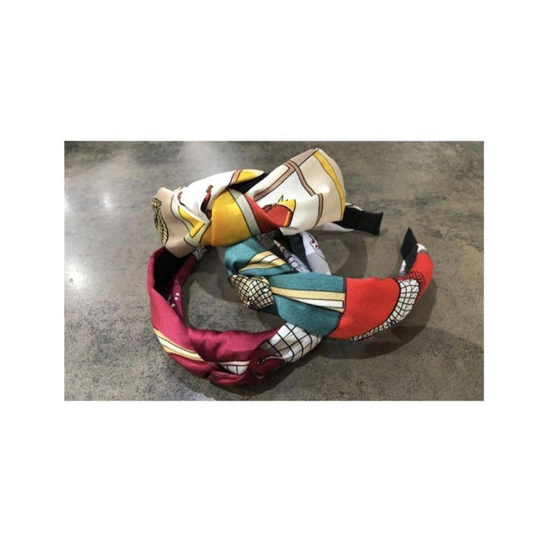 Headband Silk Patterned fabric (3 Colours)