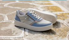 Remonte D0J01-82 Morelia Leather White And Blue Combination Trainers