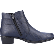 Rieker Y0775-14 Navy Ankle Boots