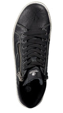 Remonte D0772-01 Ottawa Black Leather Tex High Top Trainer Style Boot