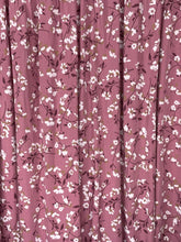 Floral Print Long Sleeve Crochet Neck Maxi Dress
