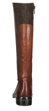 Caprice 25518-27 Leather Cognac Comb Long Leather Boots