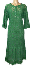 Bella Green Lace Maxi Dress
