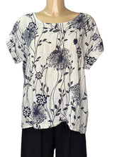 Dandelion Print Top With Short Sleeves (3 Colours)