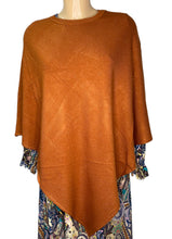 Shimmer Poncho With Silver And Gold Fleck (4 Colours)