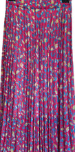 Pleated Leopard Print Midi Length Skirt (3 Colours)
