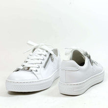 Rieker L59L1-83 Manila White Leather Lace-up Trainers