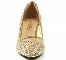 Lunar FLR559 Alisha Gold low Heeled Court Shoes