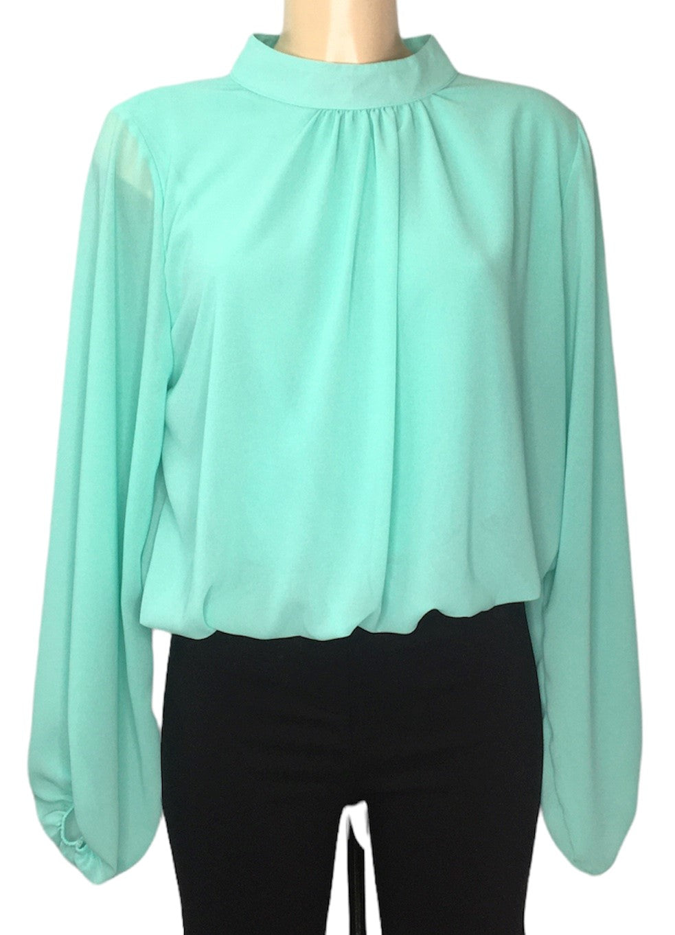 plain bubble hem tops