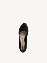 Tamaris 22447-28 Black Round Toe Court Shoes
