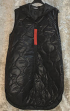 Ladies Summer Hoodie Long-Line Padded detail Zip-up Hooded Gilet (6 Colours)