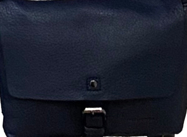 David Jones NV6706 -1 Black Leather Effect Small Crossbody Bag