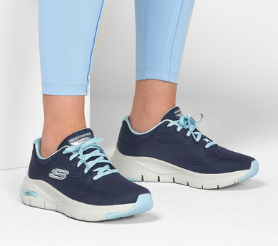 Skechers 149057/NVLB Big Appeal Navy/Light Blue Arch Fit Trainers