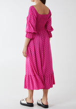 Shirred Balloon Sleeve Midi Dress (5 Colours)